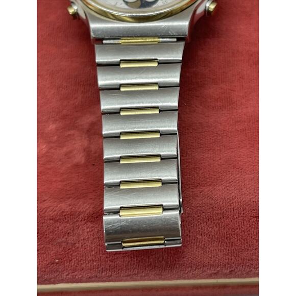 Vtg Seiko 7A48-7000 Watch Sports 100 Moonphase Original Bracelet Chronograph 103 - Picture 7 of 13